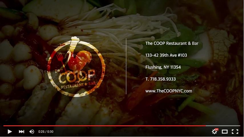 The COOP's special dish "곱창찌개" Beef Intestine Soup Beef