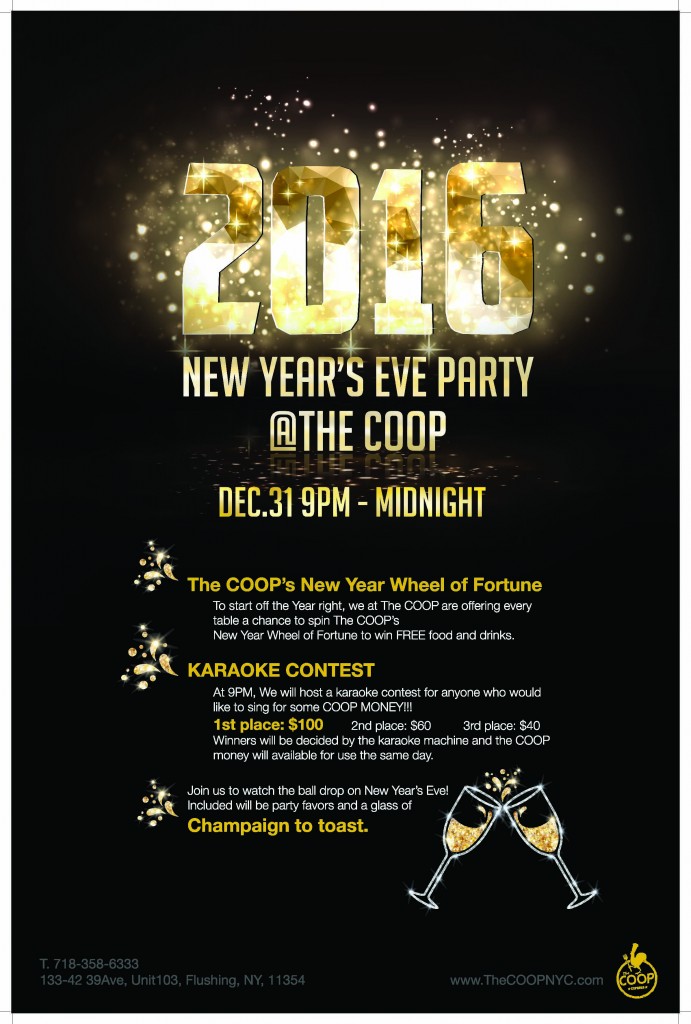 The COOP 2016 NYE Party