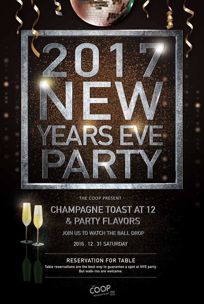 2017 NYE Party @ The  COOP